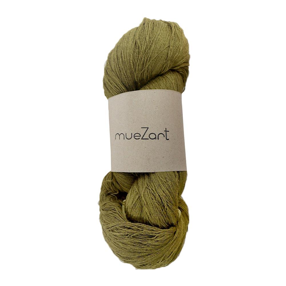 Green silk weaving yarn - eri silk yarn for weaving - Muezart India