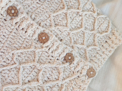 Eri Blossom Baby Hoodie - Crochet Pattern