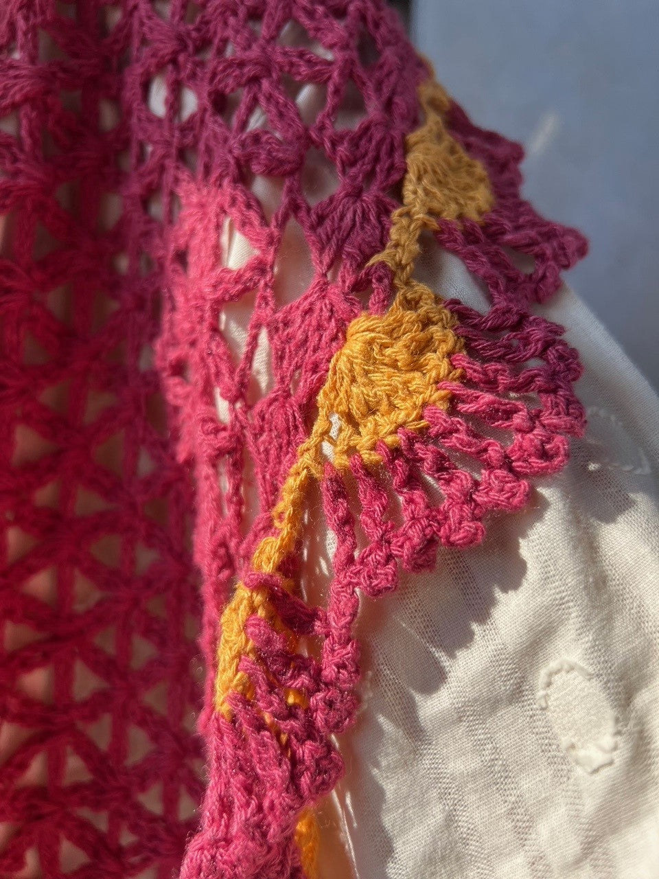 Summer Shell Crochet Scarf - Free Crochet Pattern