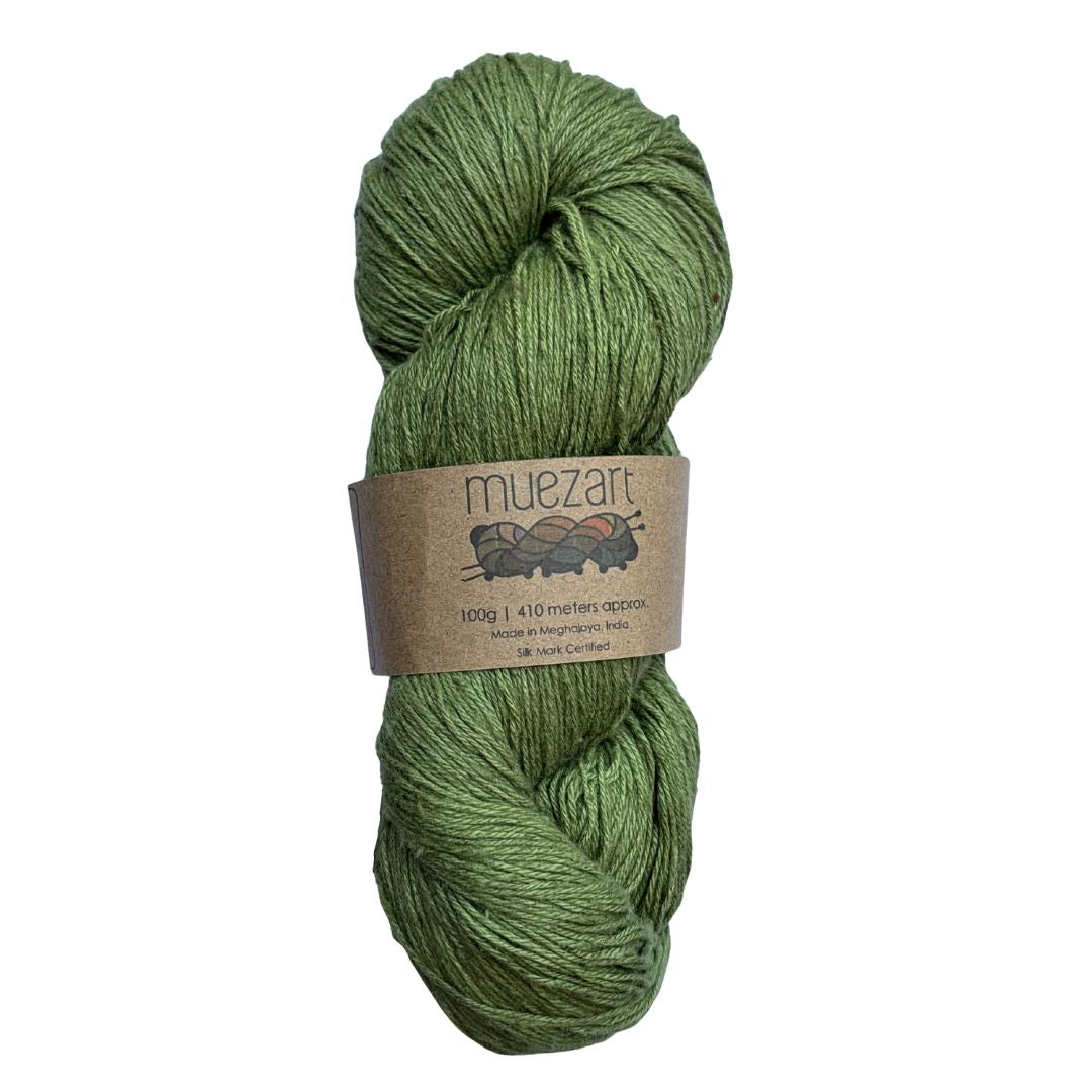 Natural Dyed Eri Silk Light Fingering Yarn 15/3 | 100gms