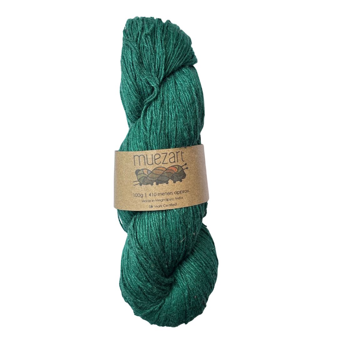 Natural Dyed Eri Silk Light Fingering Yarn 15/3 | 100gms