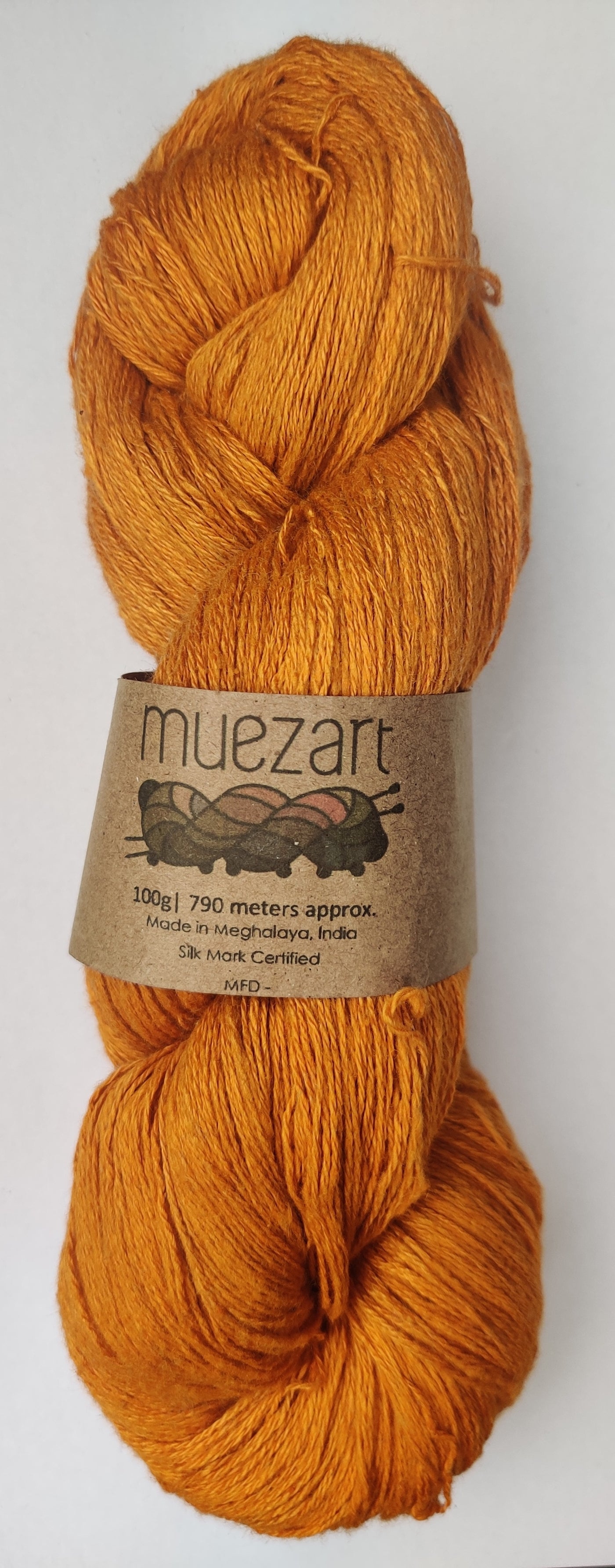 Natural Dyed Eri Silk Weaving Yarn 20/2 | 100gms