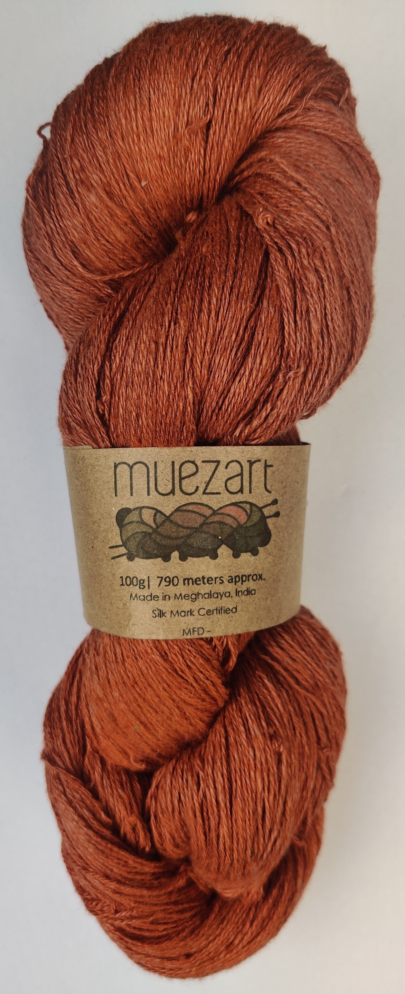 Natural Dyed Eri Silk Weaving Yarn 20/2 | 100gms