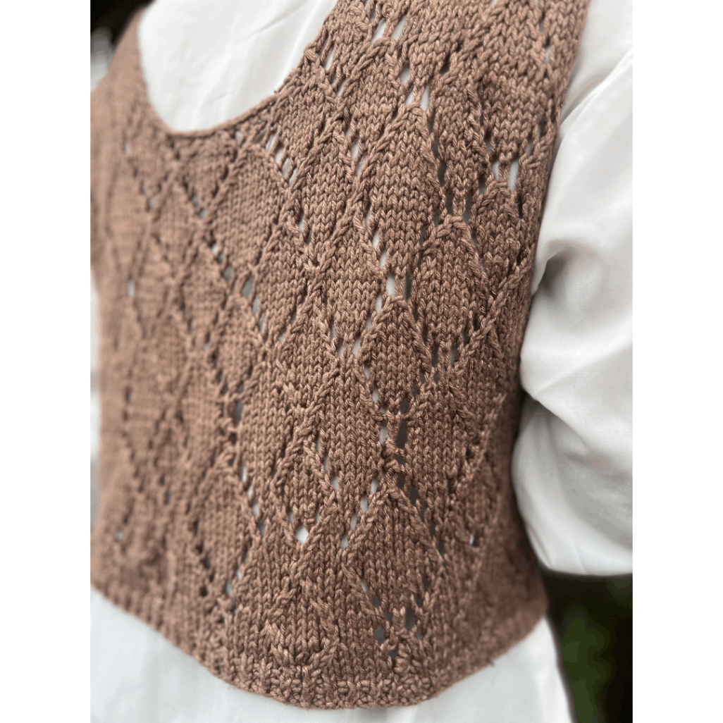 Zaza Knitted Summer Top - Knitting Pattern