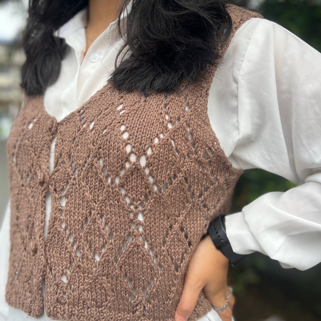 Zaza Knitted Summer Top - Knitting Kit