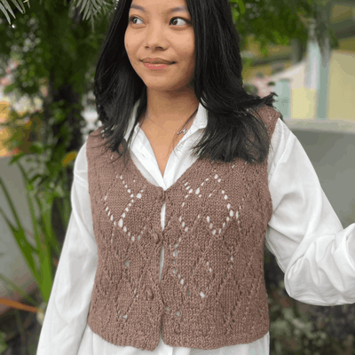 Zaza Knitted Summer Top - Knitting Pattern