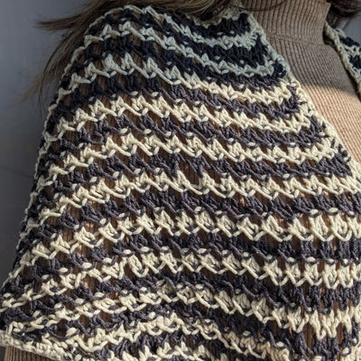 Trellis Knitted Wrap - Knitting Pattern