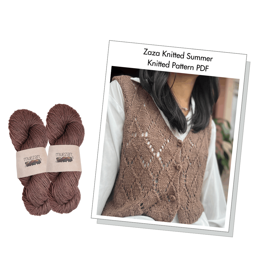 Zaza Knitted Summer Top - Knitting Kit