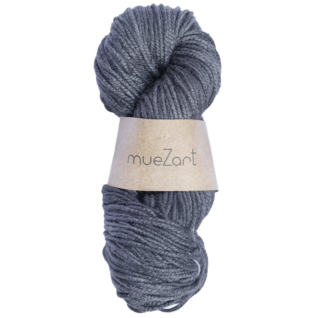 Natural Eri Silk Grey Yarn - Worsted Yarn - Best Yarn For Knitting
