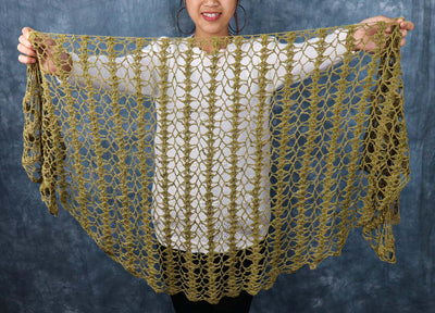 Spring Bloom Crochet scarf - Crochet Kit