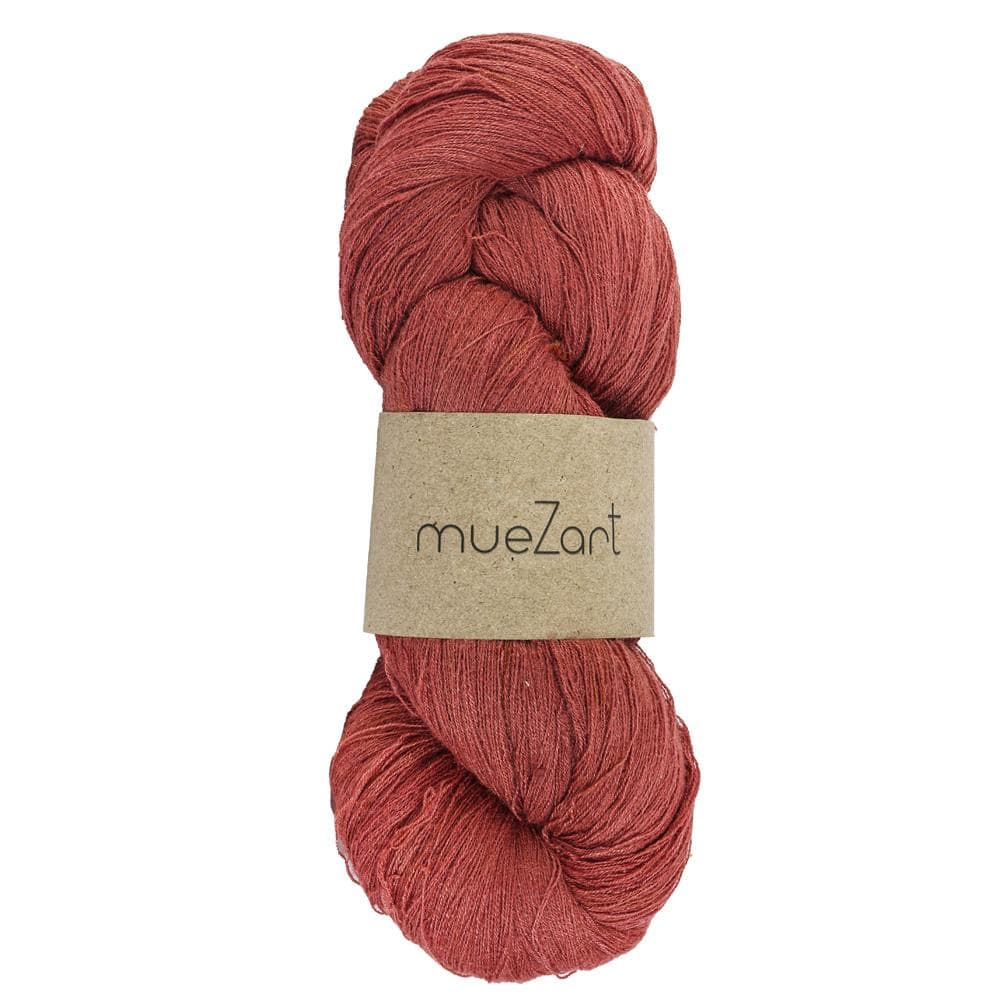 Orange silk weaving yarn - eri silk yarn for weaving - Muezart India