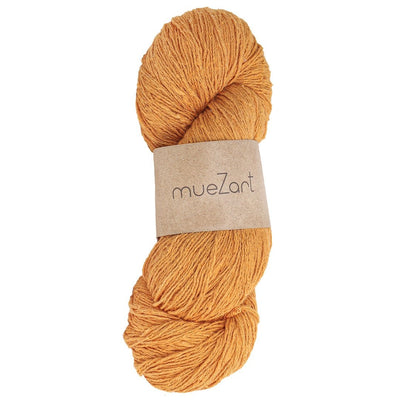 Yellow Colour Natural Eri Silk Yarn - Best Silk Yarn For Crochet - Best Silk Yarn For Knitting