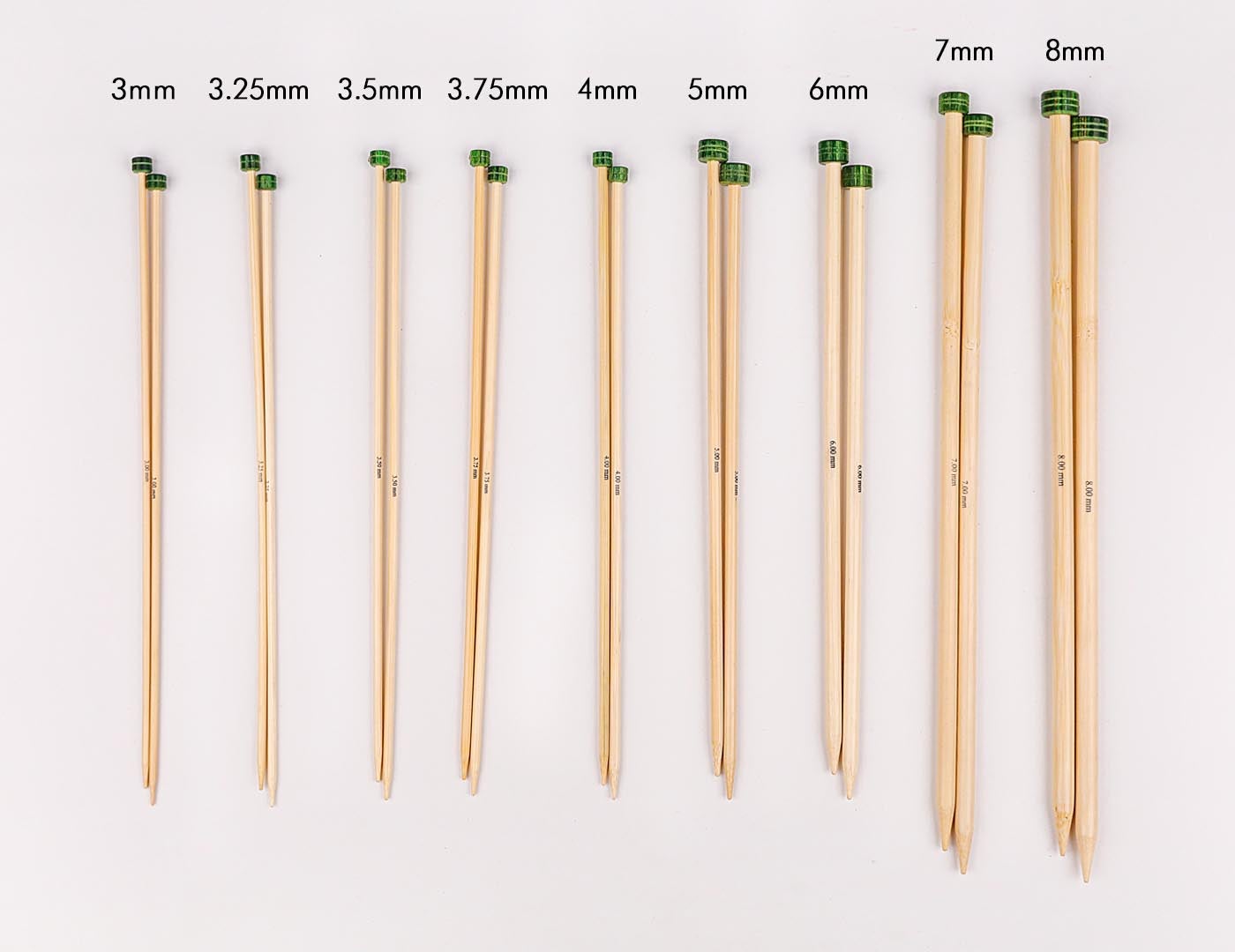 Asian Bamboo Knitting Needles