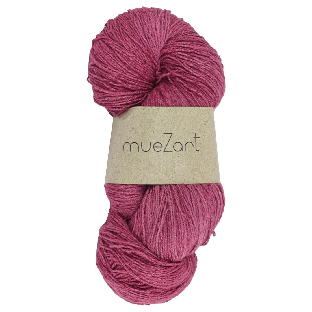 Pink Colour Natural Eri Silk Yarn - Best Silk Yarn For Crochet - Best Silk Yarn For Knitting