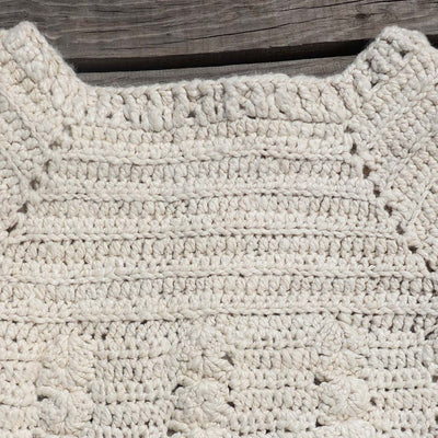 Baby open cardigan sweater crochet pattern