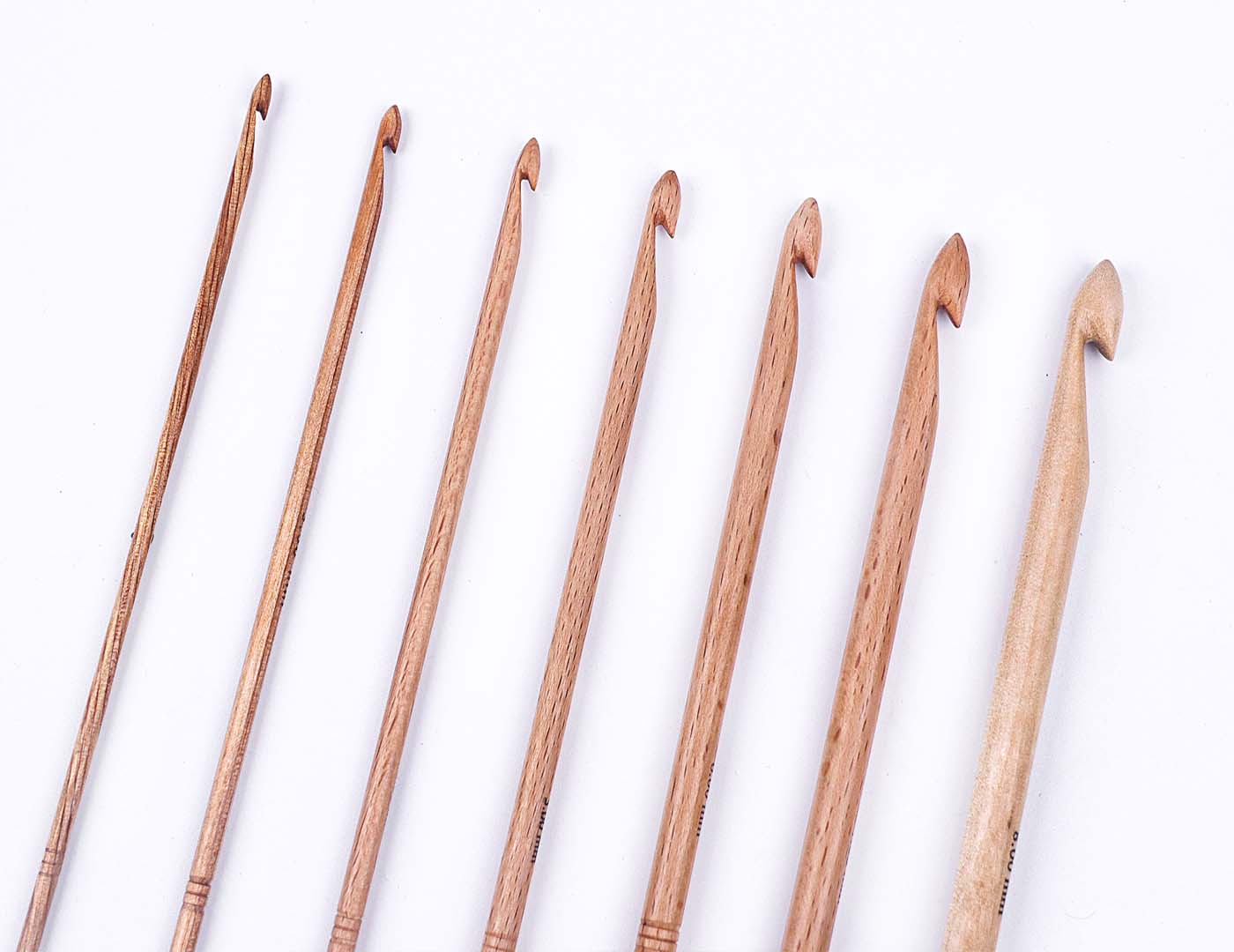 KnitPro Single Ended Beechwood Crochet Hooks