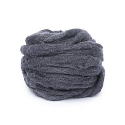 Eri Silk Grey Dyed Fiber For Weaving On A Tapestry Loom - 