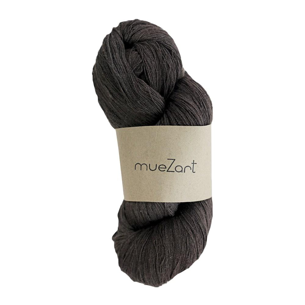 Black Colour silk weaving yarn - eri silk yarn for weaving - Muezart India
