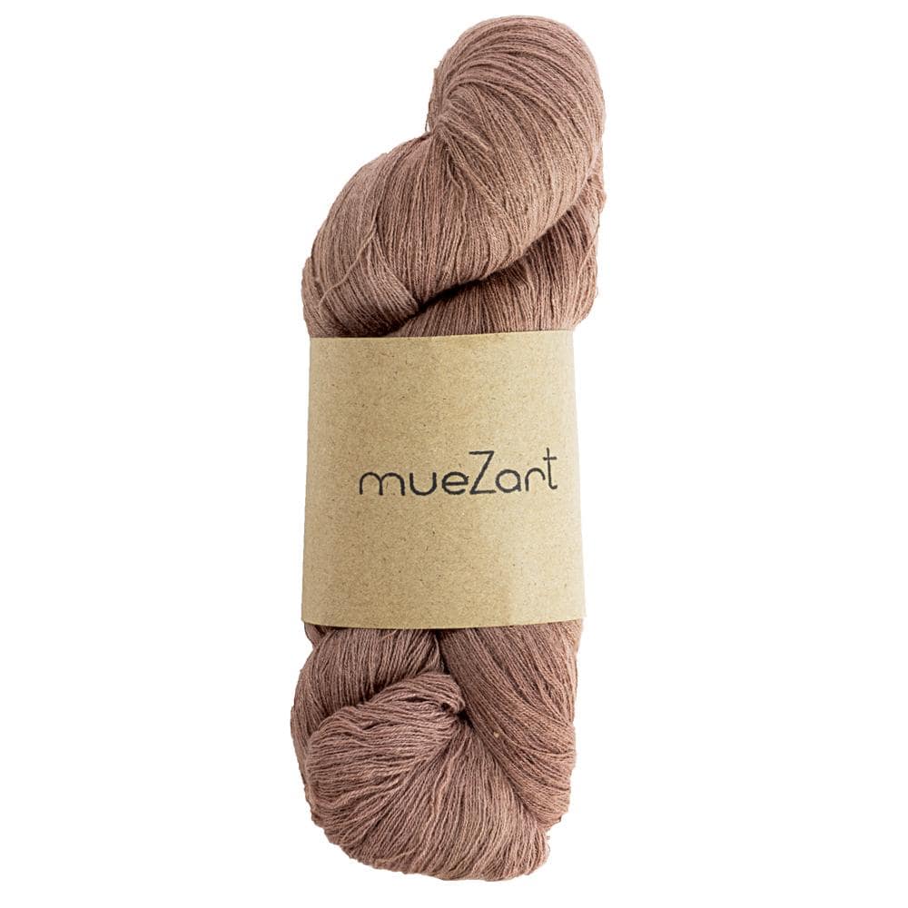 Brown colour silk weaving yarn - eri silk yarn for weaving - Muezart India