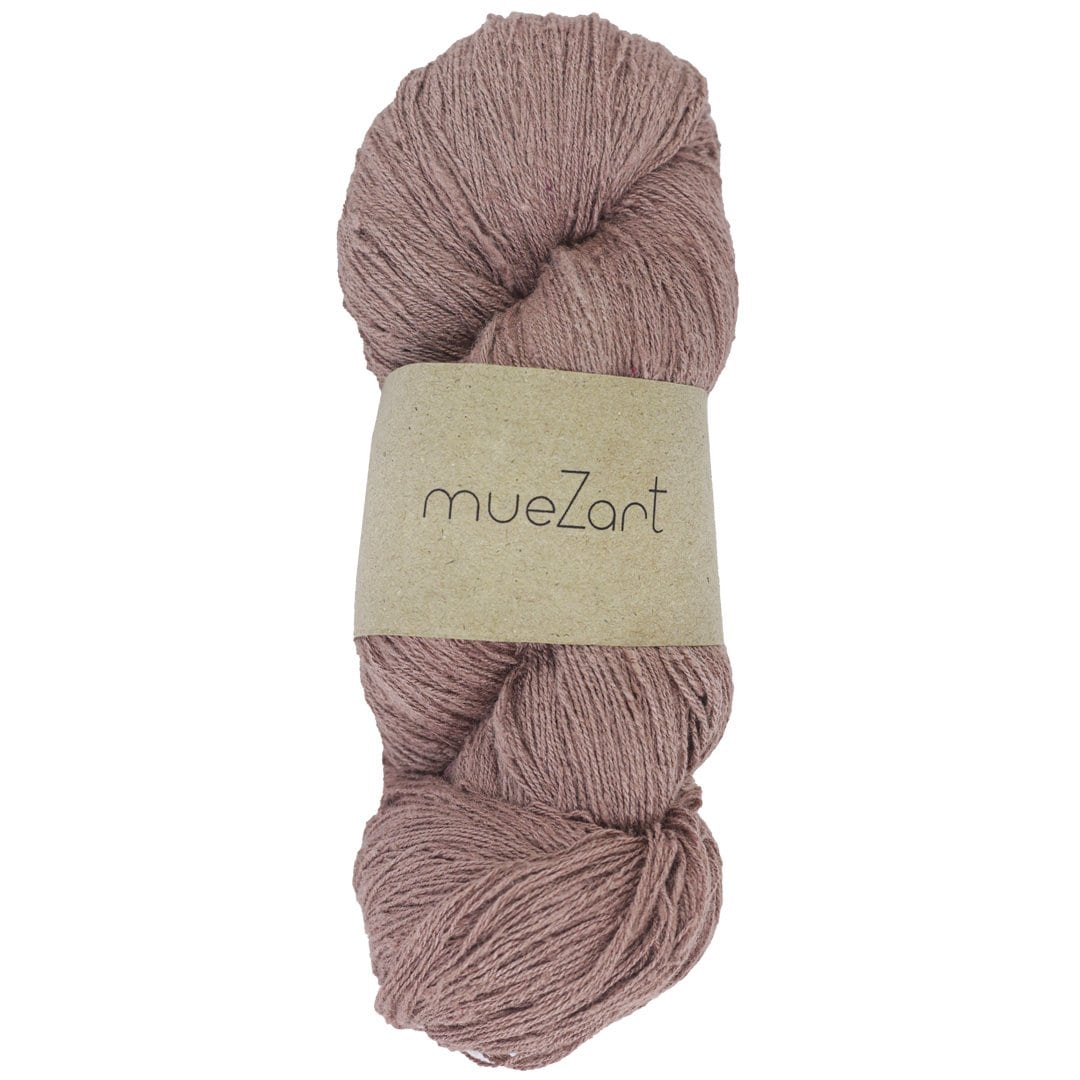 Eri Silk Weaving Yarn Brown Dyed Using Plant Based Ingredients - Eri SIlk Best Yarn For Weaving - Muezart India