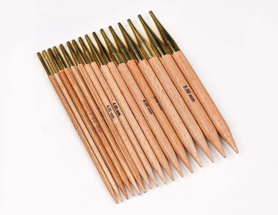 Basix Wood Normal Interchangeable Knitting Needles – Muezart India