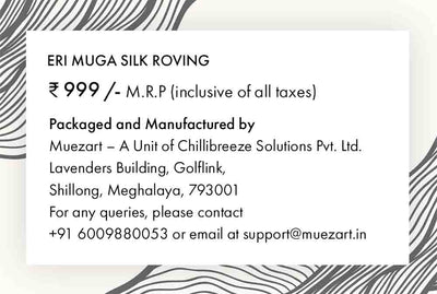Eri Muga Roving 200g