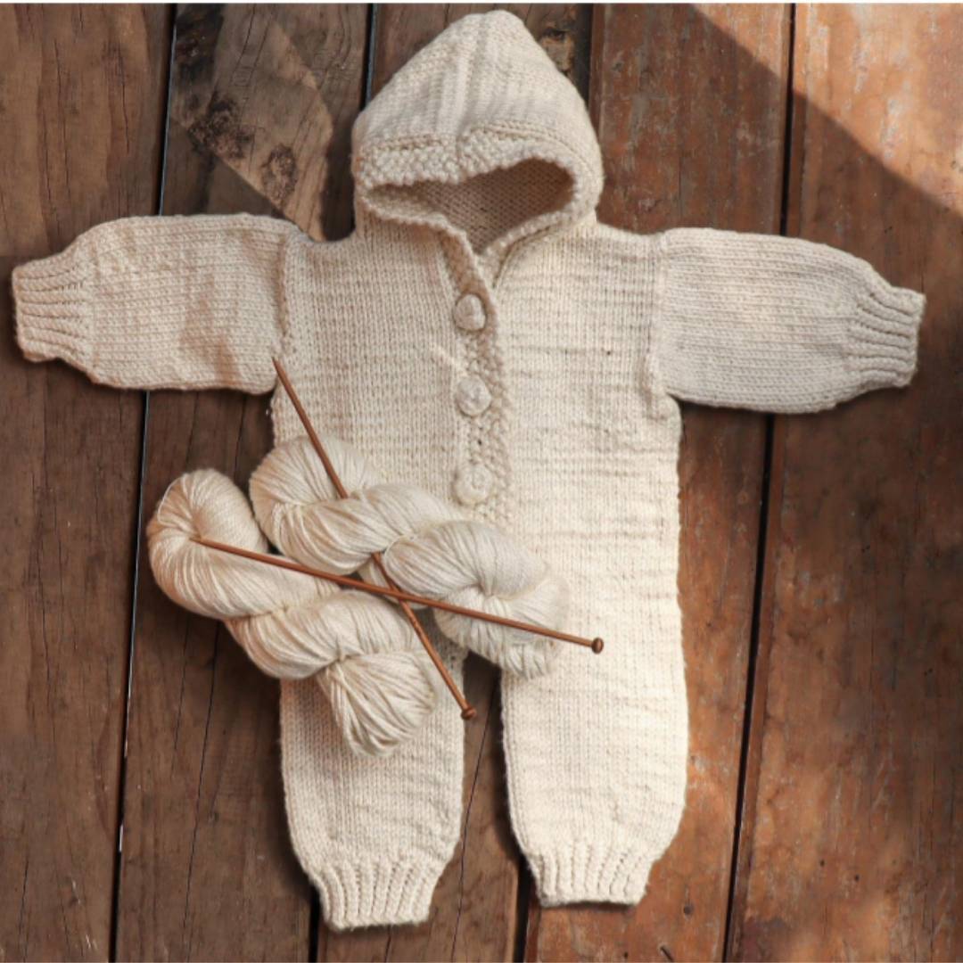 Stockinette Hooded Baby Pattern - Free Knitting Pattern
