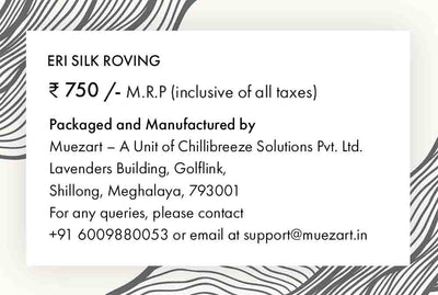 Eri Silk Roving 200g