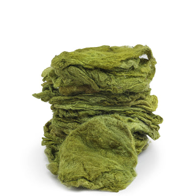 Natural Eri Silk Cocoon Cakes 200g - Muezart India - Buy Eri Silk Cocoon Cakes Online India - Silk Cocoon - Cocoon Napkins -  Eri Silkworm Cocoon - Eri Butterfly Cocoon - Eri Silk Moth -Cocoon Price -Cocoon India.