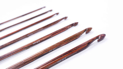 KnitPro Wooden Crochet Hook - Single Ended