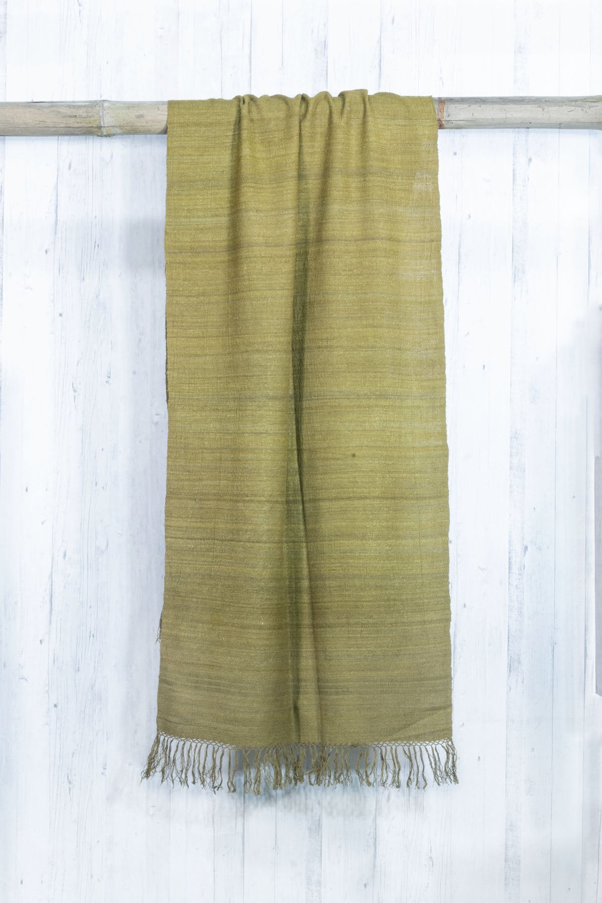 Green Eri Silk Scarf For Women- Buy Silk Scarf For Women 