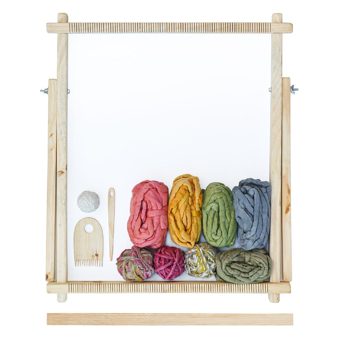 Buy Large Tapestry Loom With Stand Online At Best Price Along With Warp Yarn, Yarn And Refill Packs For Weaving On A Tapestry Loom