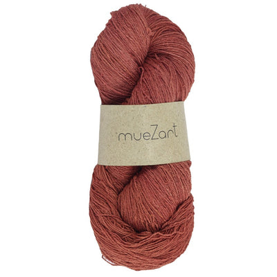 Eri Silk Weaving Yarn Orange Dyed Using Plant Based Ingredients - Eri SIlk Best Yarn For Weaving - Muezart India
