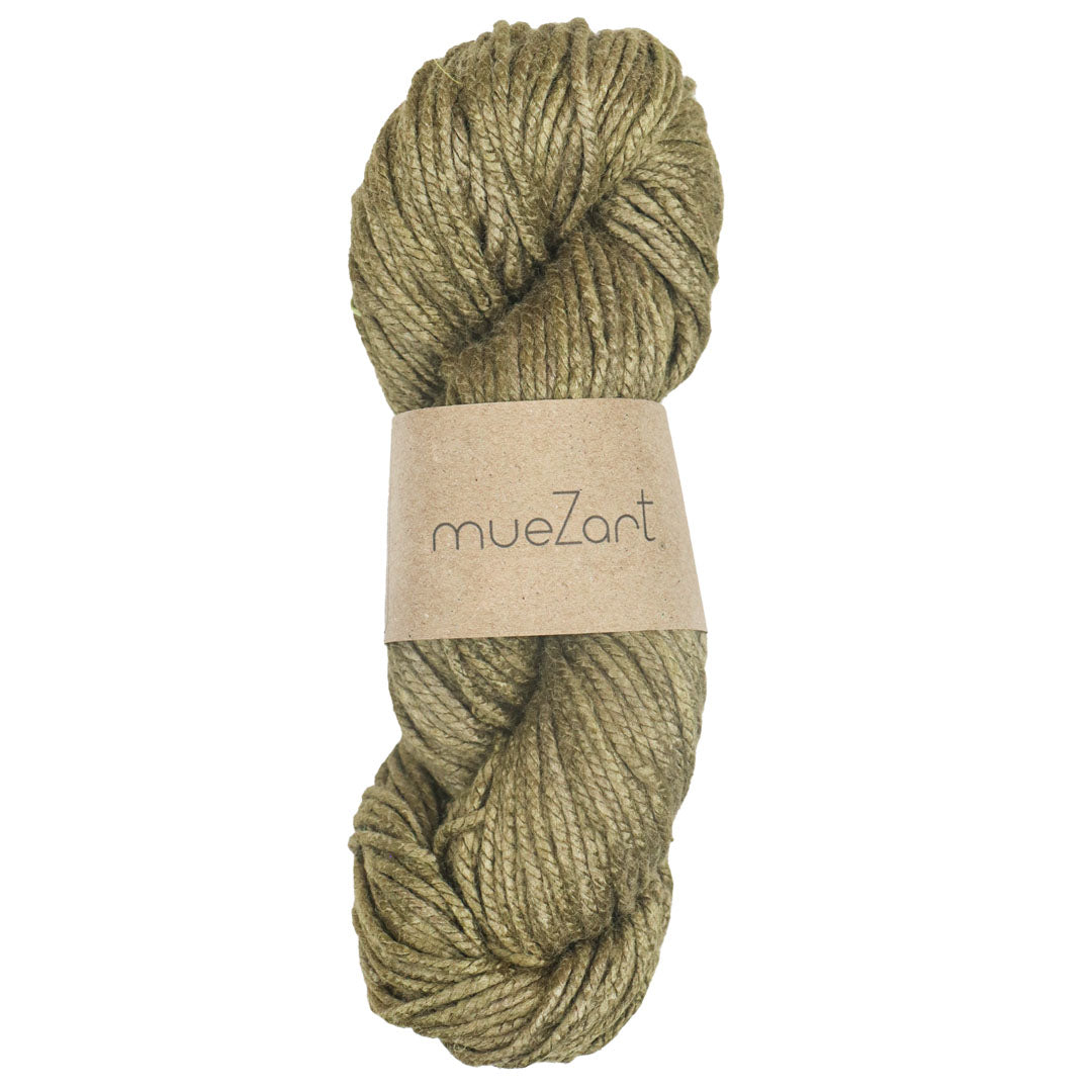 Natural Eri Silk Yarn Green Yarn - Worsted Yarn - Best Yarn For Knitting- Best Yarn For Knitting