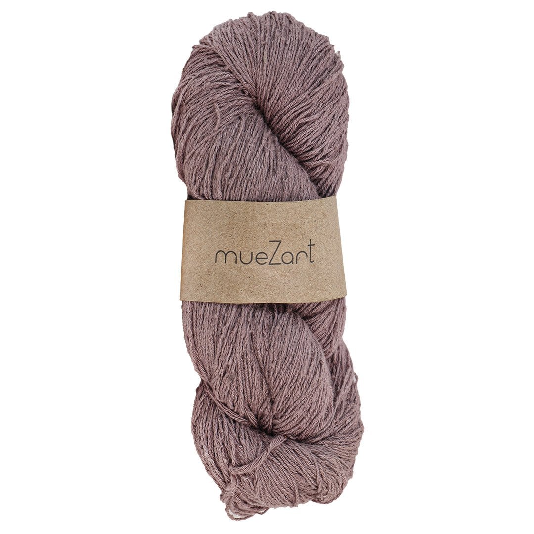 Light Maroon Colour Natural Eri Silk Yarn - Best Silk Yarn For Crochet - Best Silk Yarn For Knitting