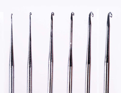 Single Ended Steel Crochet Hooks