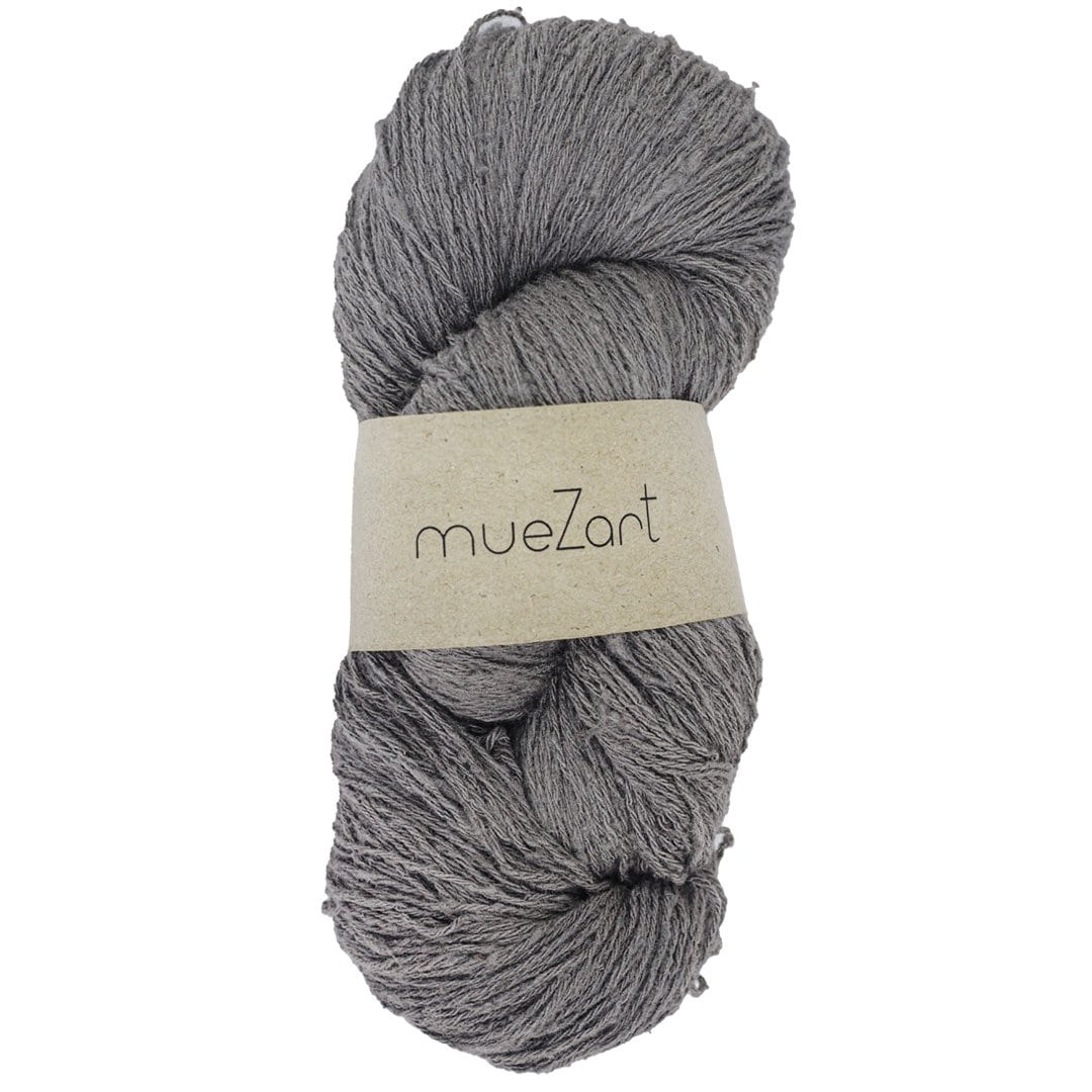 Grey  Colour Natural Eri Silk Yarn - Best Silk Yarn For Crochet - Best Silk Yarn For Knitting