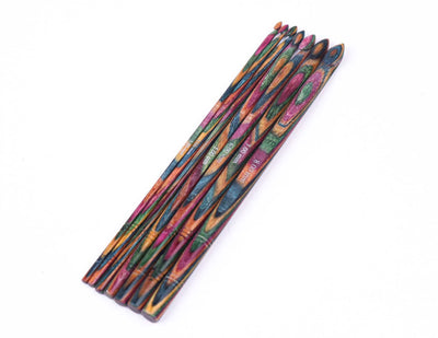 KnitPro Vibrant Wood Single Ended Crochet Hooks