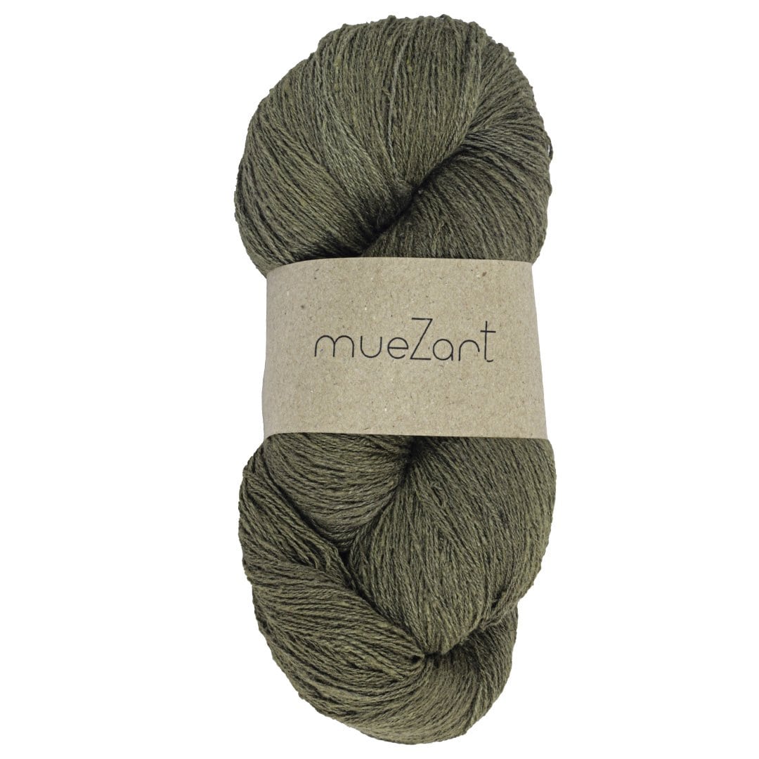 Eri Silk Weaving Yarn Grey Dyed Using Plant Based Ingredients - Eri SIlk Best Yarn For Weaving - Muezart India