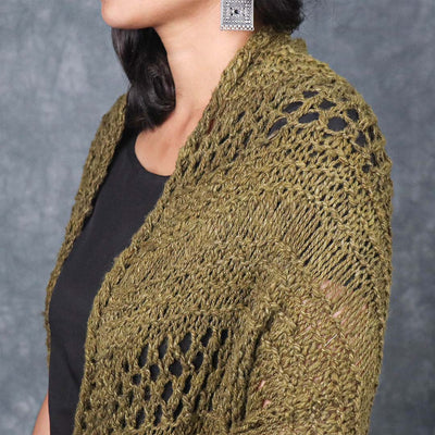 Turtle Green Shawl Knitting Pattern