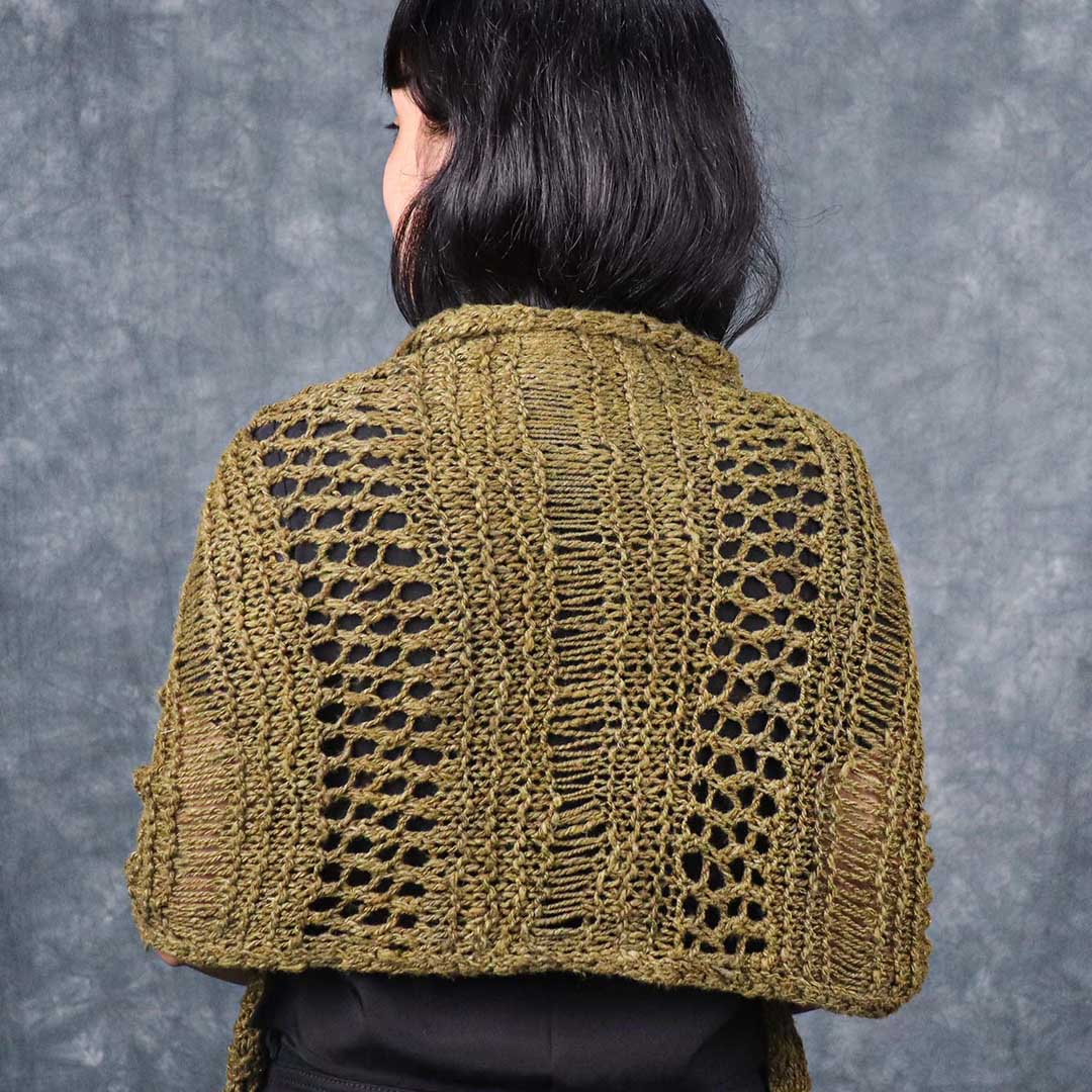 Turtle Green Shawl Knitting Pattern