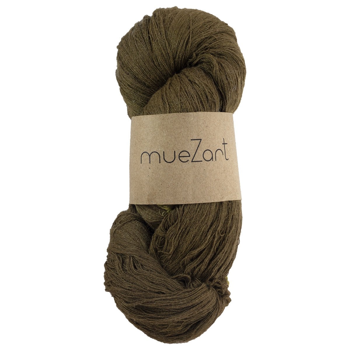 Dark Green silk weaving yarn - eri silk yarn for weaving - Muezart India