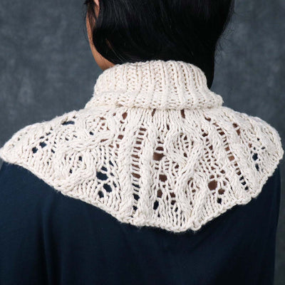 Women's Knitted High Neck Cowl